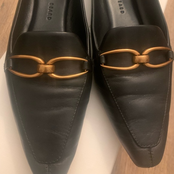 Veronica Beard black leather flats - Picture 2 of 4